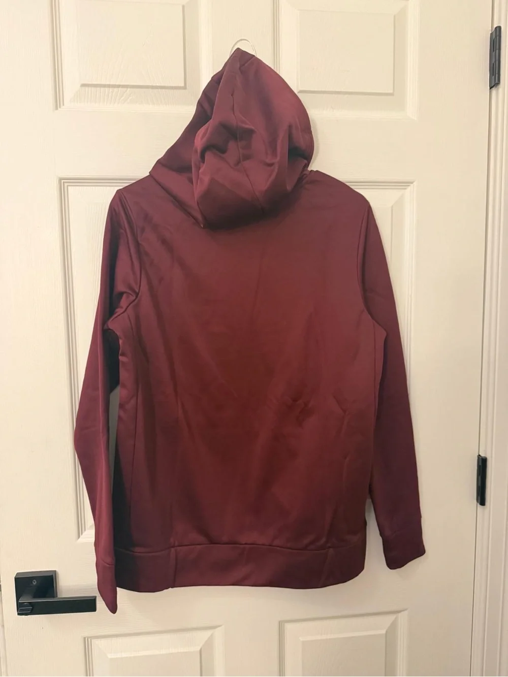 Nike Womens Dri Fit Maroon Red Full Zip Jacket Hoodie Size M Burgundy Athletic